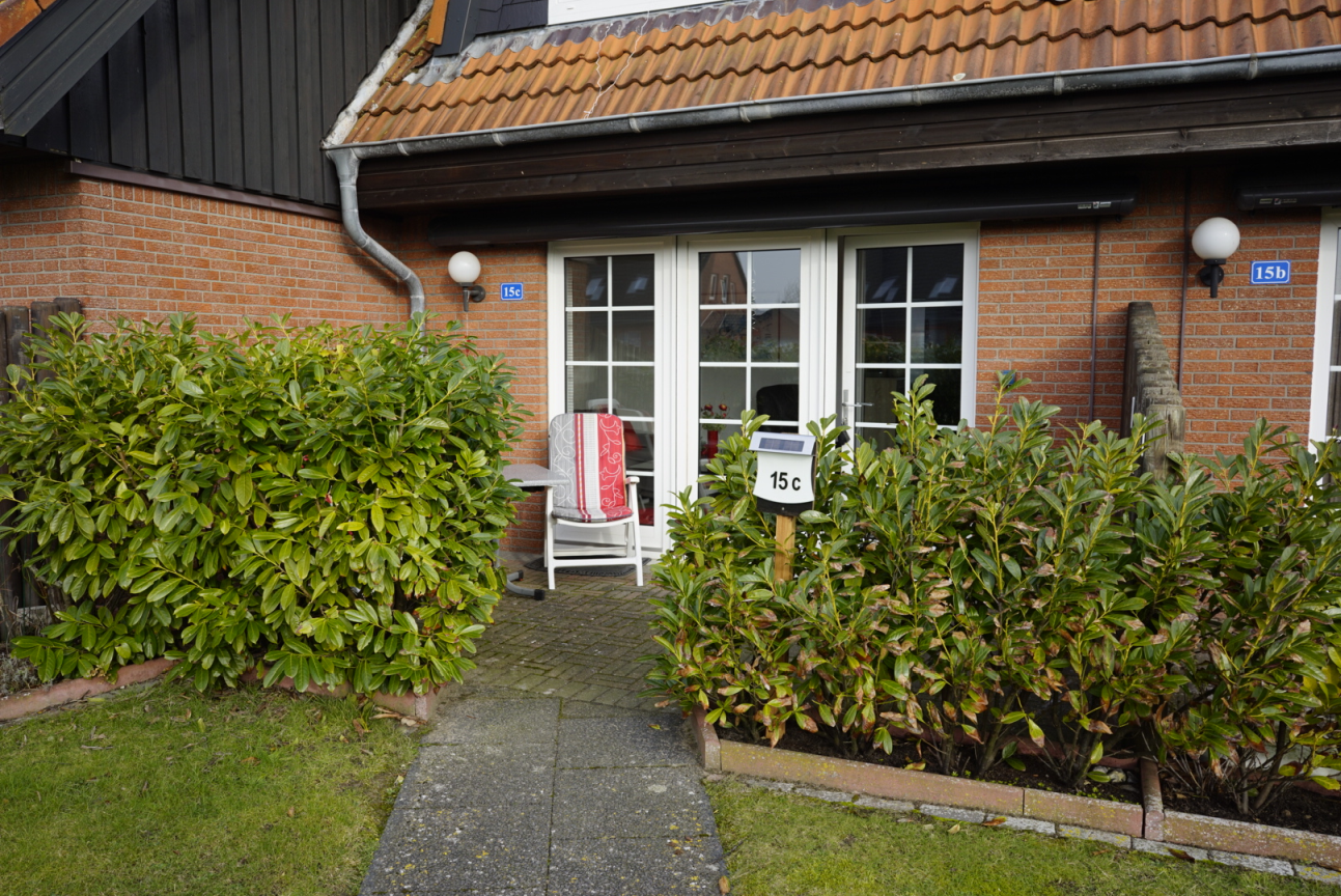 schön gelegene Terrasse