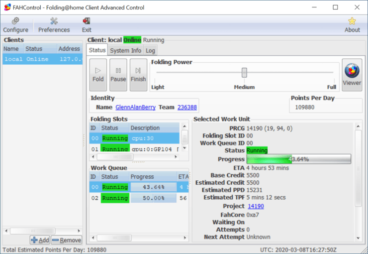 FAH Advanced Control Client
