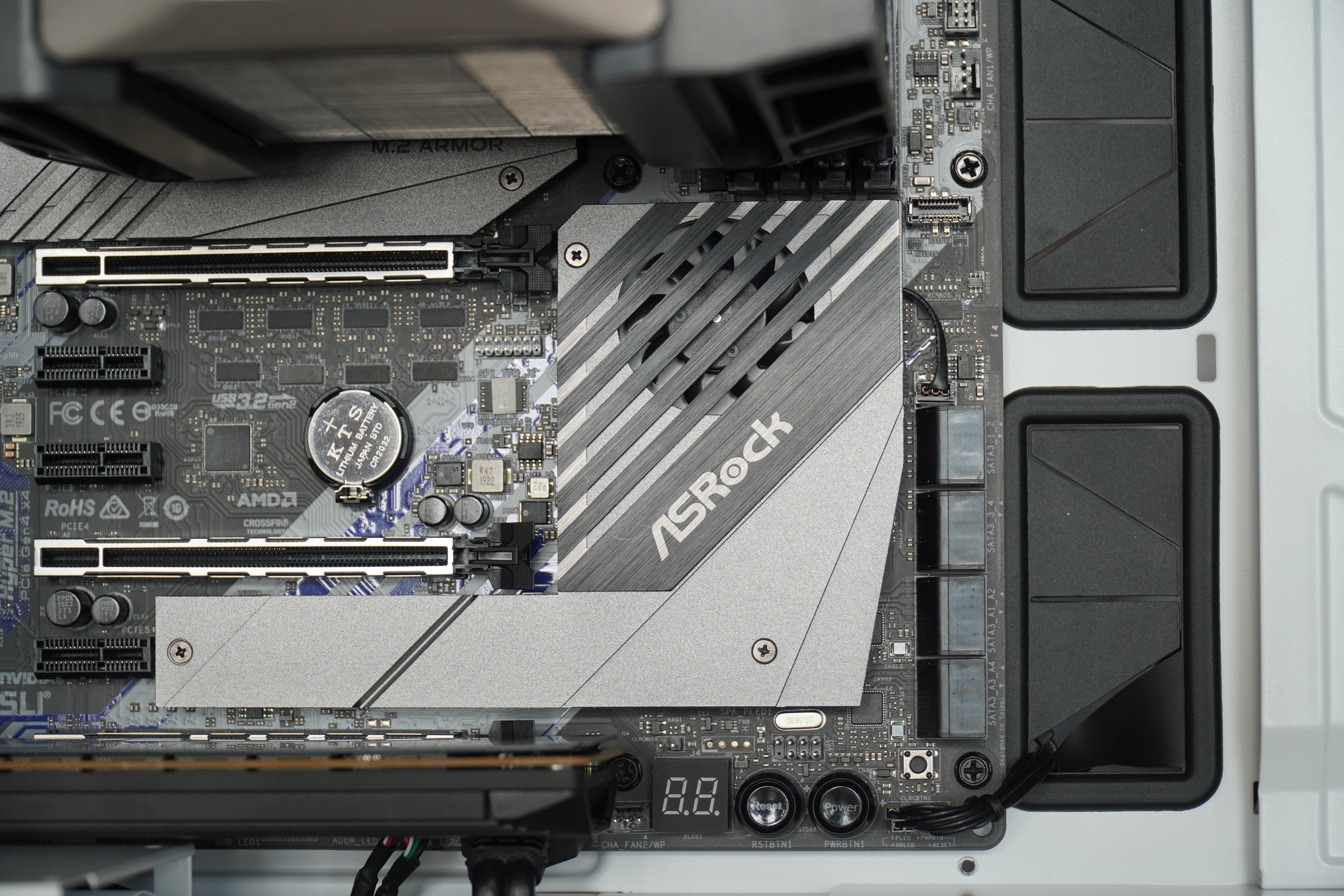 ASRock X570 Creator PCIe slots
