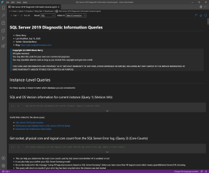 July 2020 Release of Azure Data Studio - Glenn's SQL Server Performance