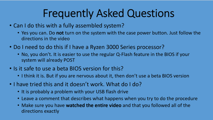 Frequently Asked Questions