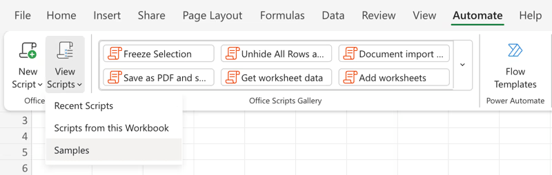 Microsoft Office Scripts