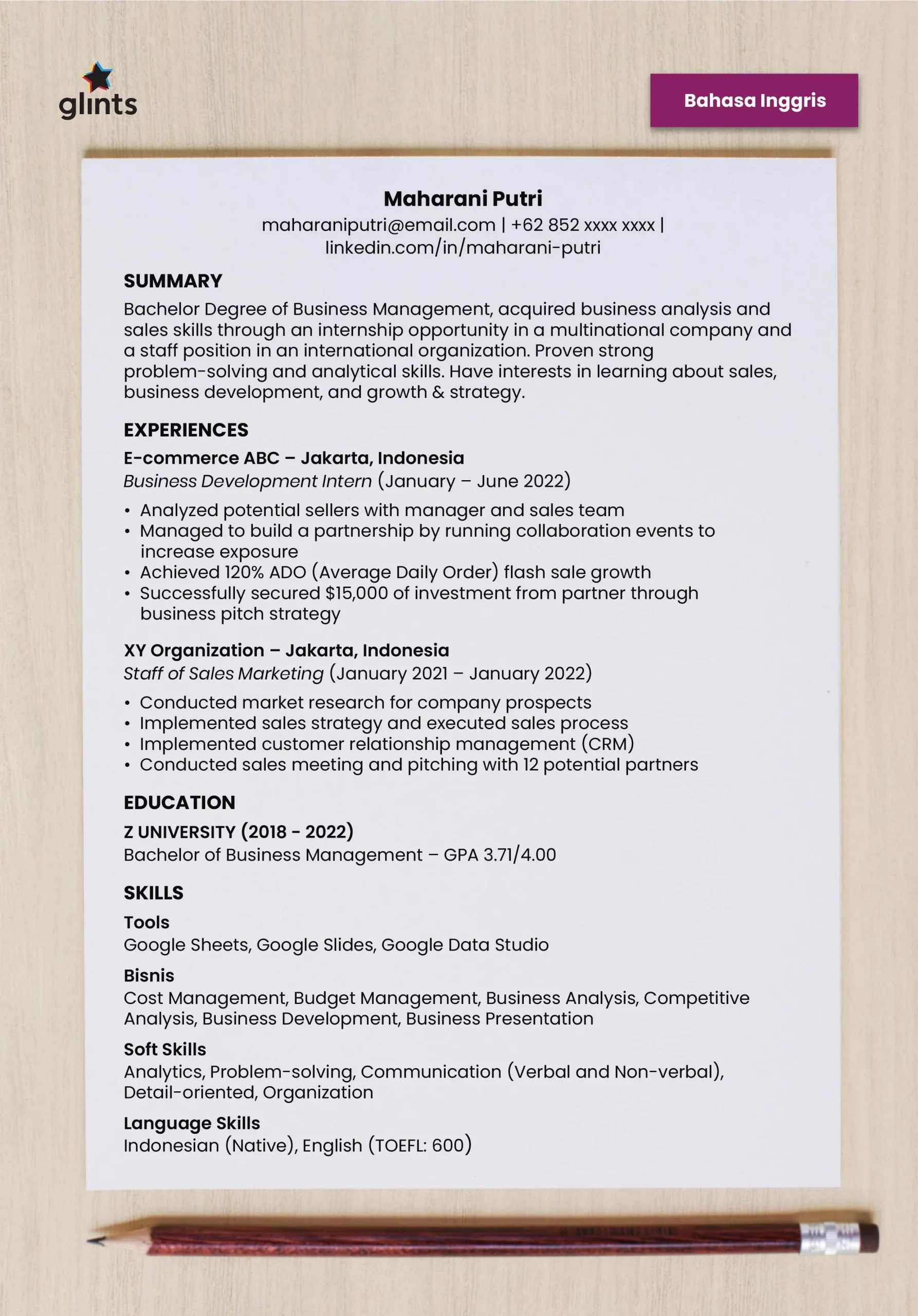 Cara Membuat Cv Yang Benar Untuk Fresh Graduate