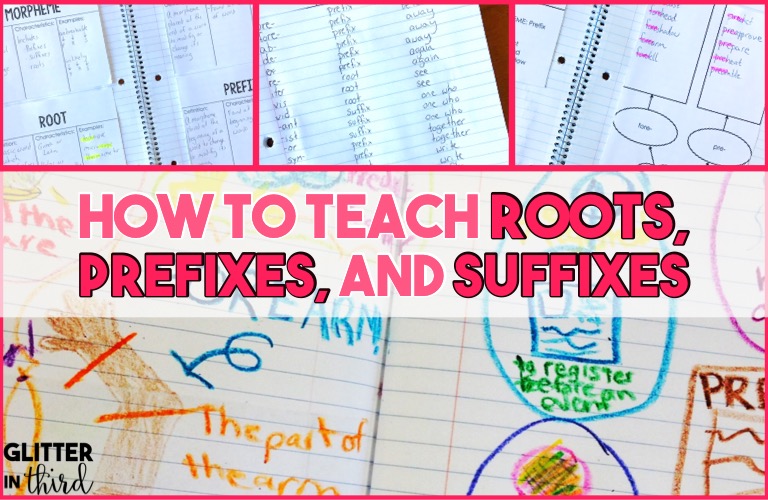 how to implement morphology notebooks in your classroom glitter in third