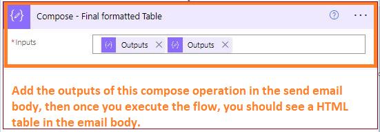 Using Power Automate create HTML table with Dynamic Hyperlink - Global ...