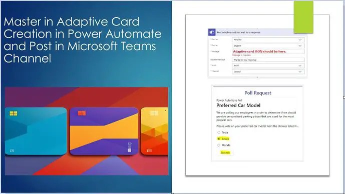 Create Your First Adaptive Cards in Power Automate and Post in Teams Step by Step Guide 13 Create Your First Adaptive Cards in Power Automate and Post in Teams