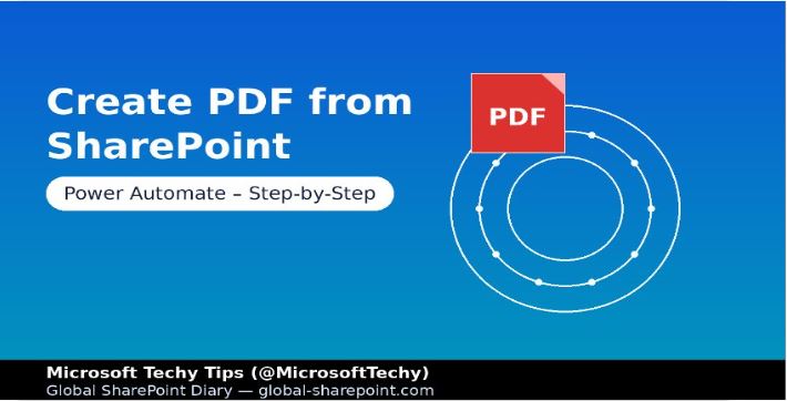 Instantly Create PDF from SharePoint List Using Power Automate