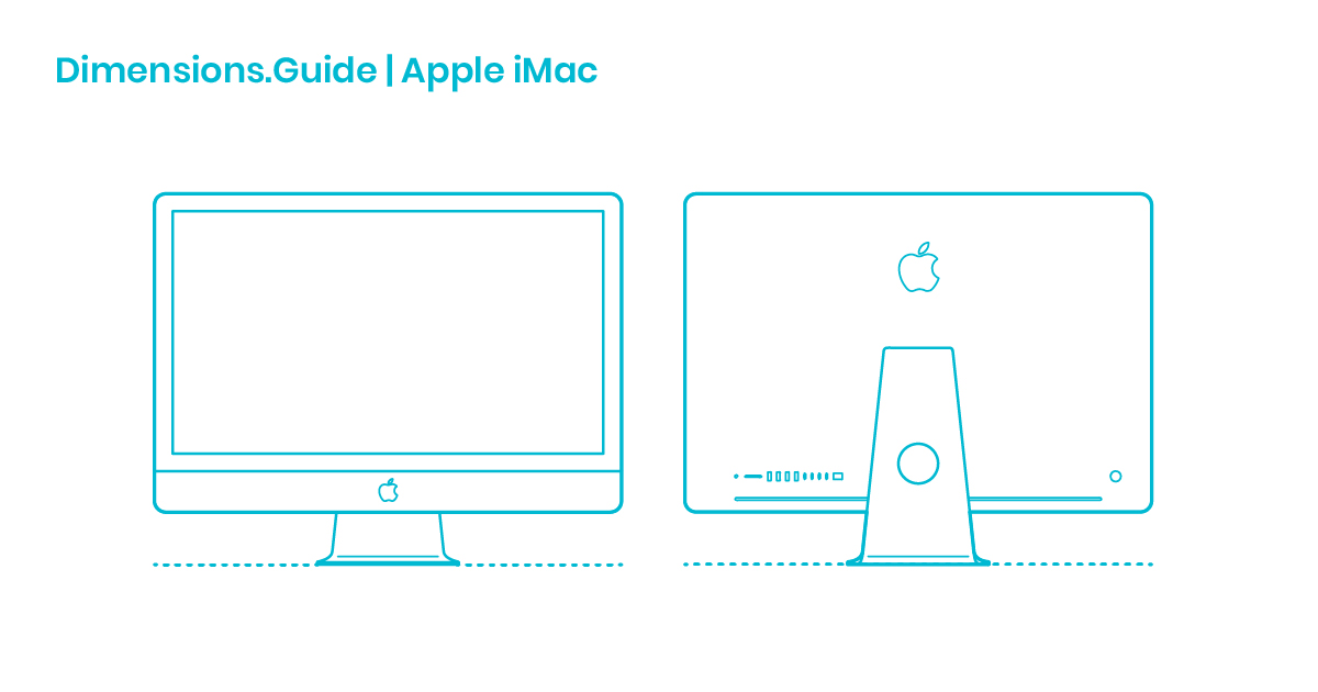 Apple iMac Dimensions & Drawings | Dimensions.Guide