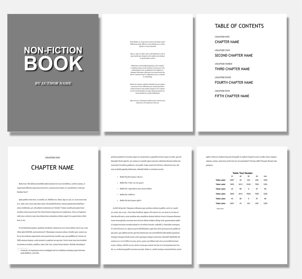 Free Book Templates For Microsoft Word