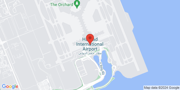 Hamad Airport Doha DOH Oczekiwanie Na Rozmow Global 6920 Map 