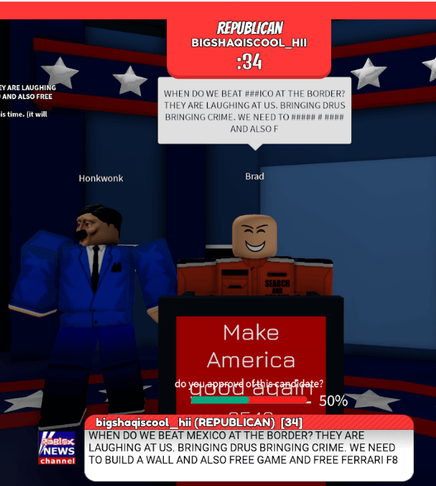 Roblox S Election Simulator Is Swarming With Fascists Global Project Image5 1 