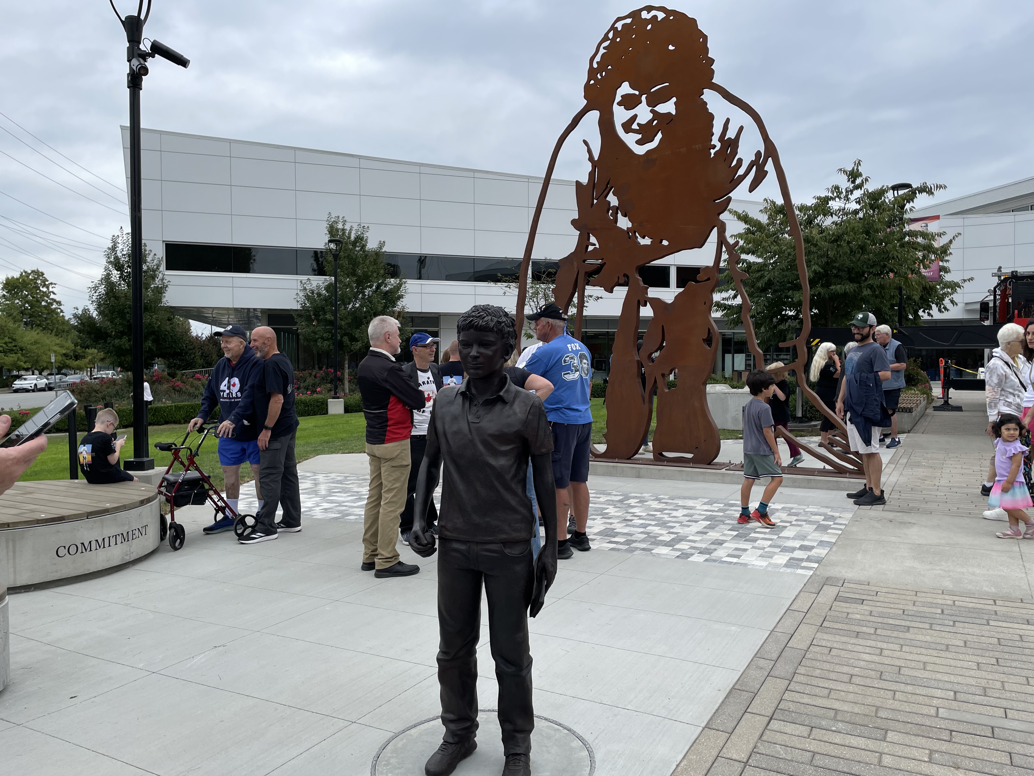 Terry Fox’s hometown unveils sculptures on 45th anniversary of Marathon of Hope