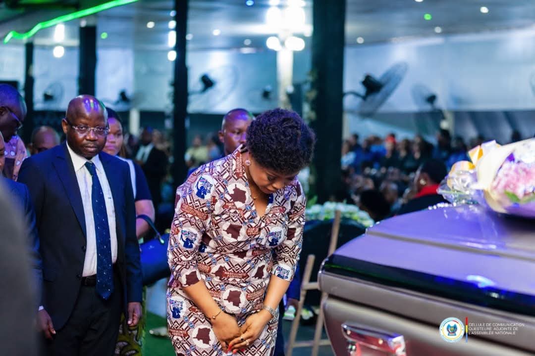 RDC-Espace Grand Oriental : La Députée Nationale Grâce Neema présente aux obsèques d’Héritier Kagaba