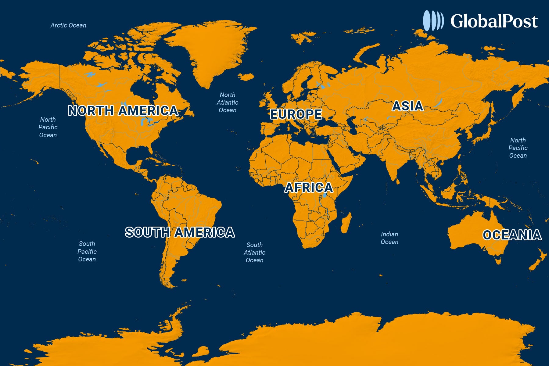 Welcome 2026 GlobalPost World Map 2 