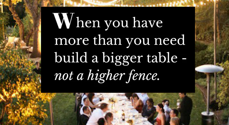 Image result for build a bigger table