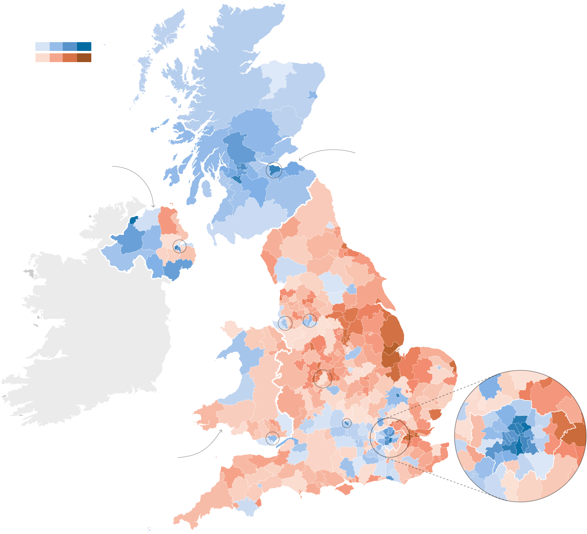 Liberal Cities What Recent Elections Mean For Global Urban History Brexit Map 945 
