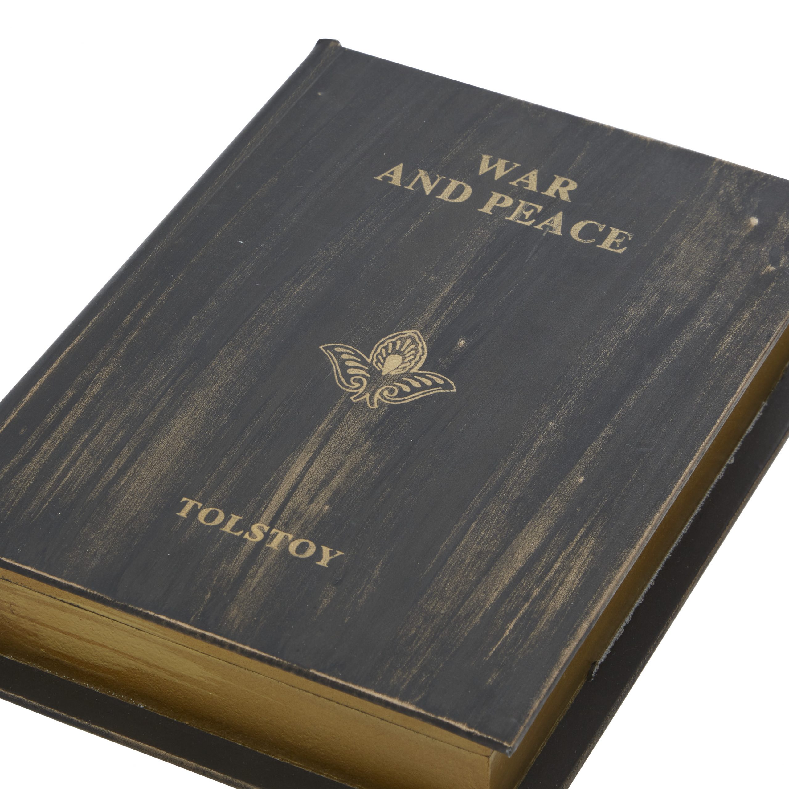 Book Box Nested Faux Leather (Set of 3),12″, 7″, 6″