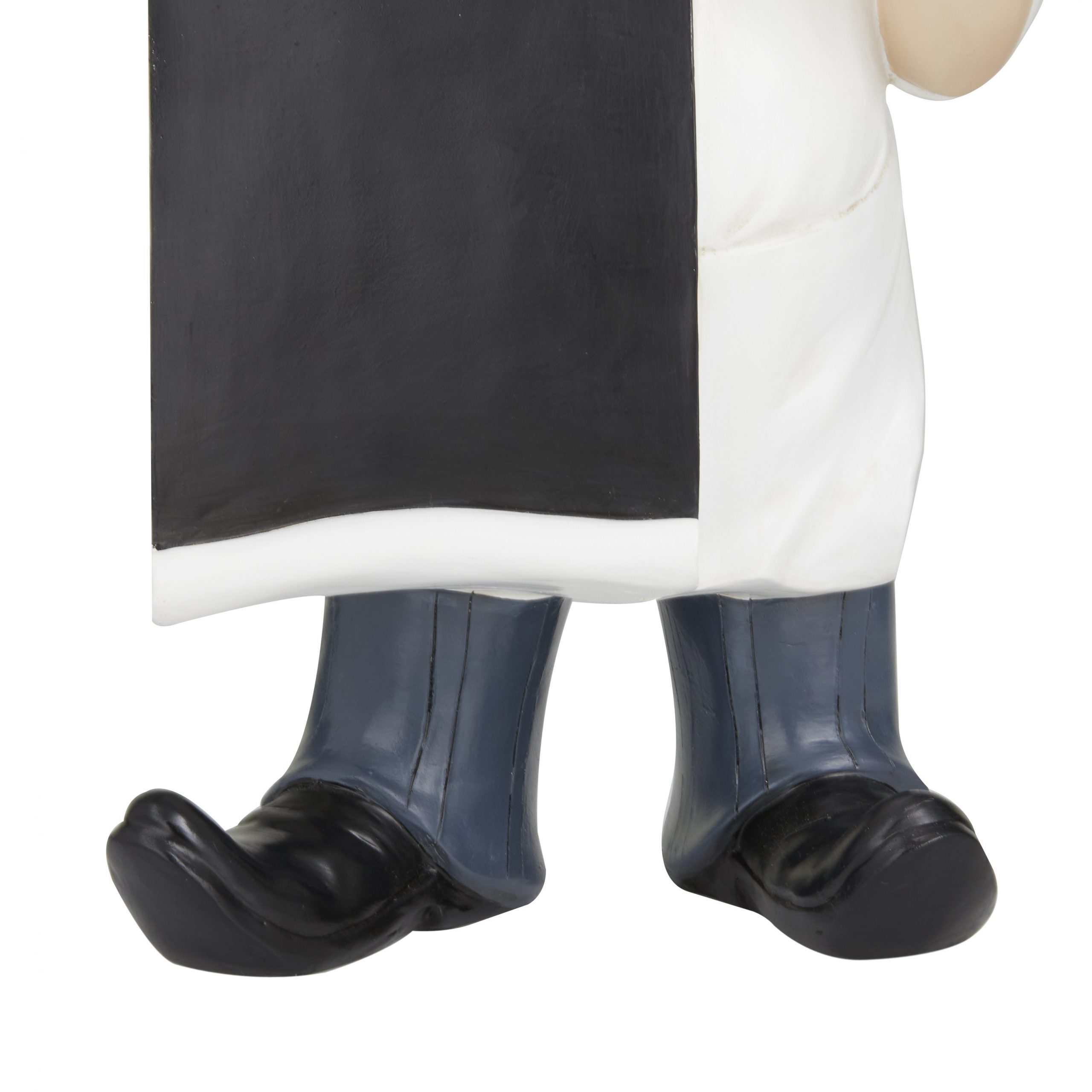 Red, White, Blue And Black Chef Sculpture with Chalk Board, 7″W x 15″H