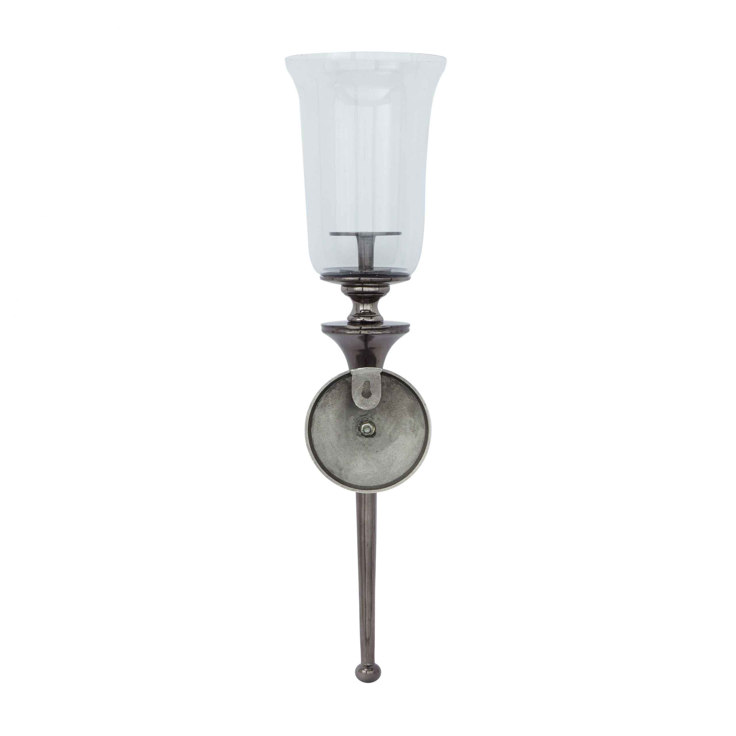 Black Aluminum Metal Wall Sconce, 8″ x 30″
