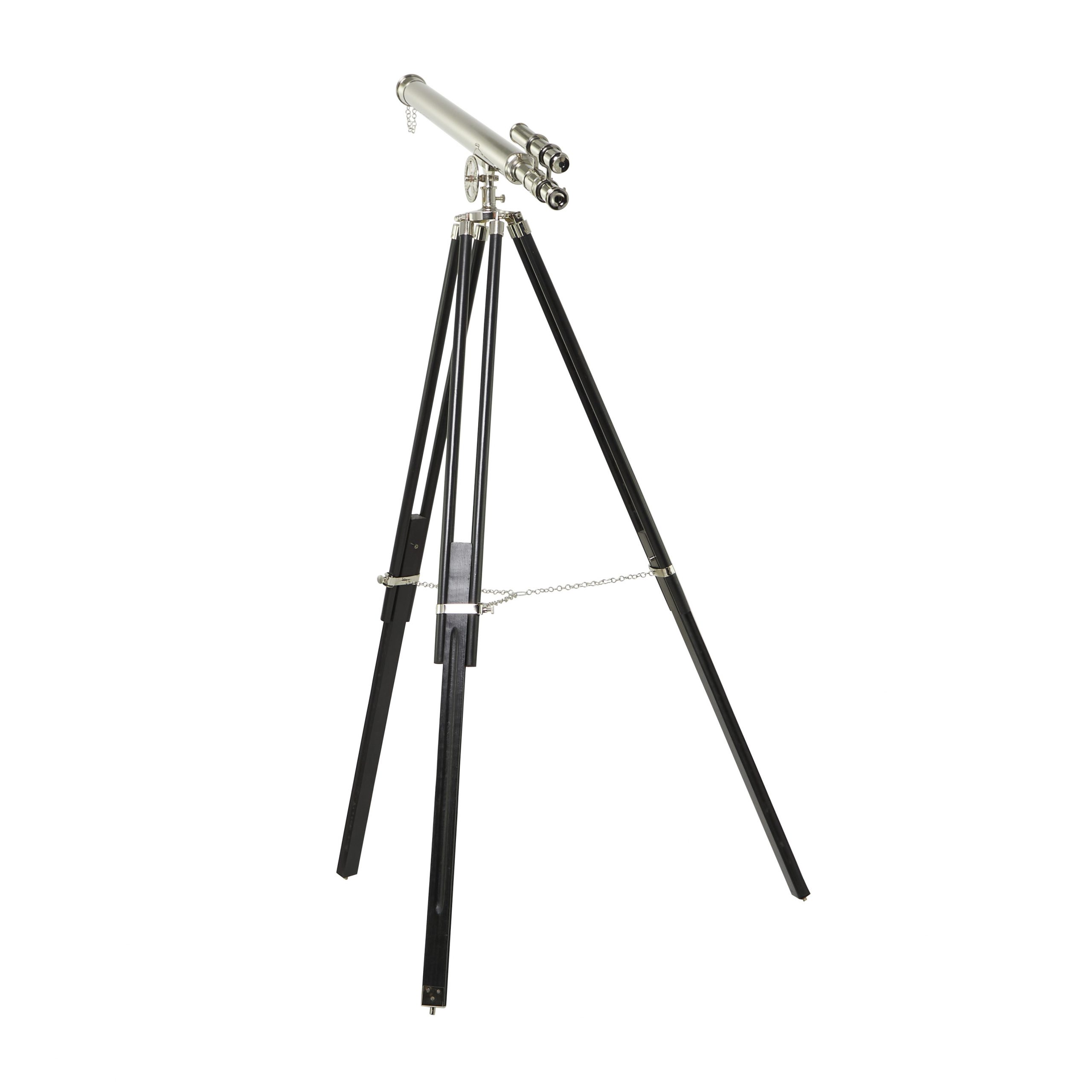 Silver Finish Griffith Astro Telescope on Tripod, 36″W, 57″H