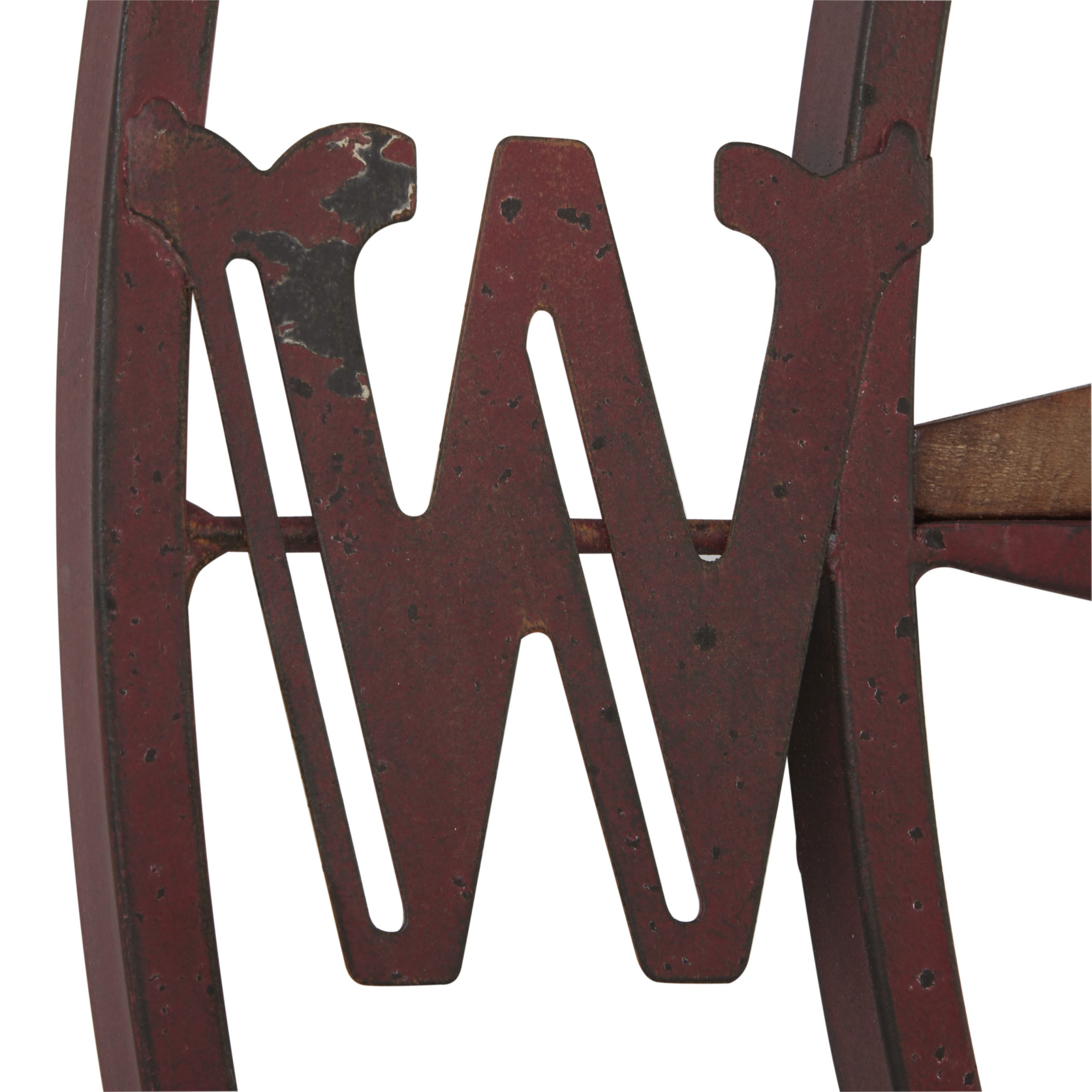 Rustic Metal Compass Wall Decor with Distressed Copper Finish, 30″ x 2″ x 30″