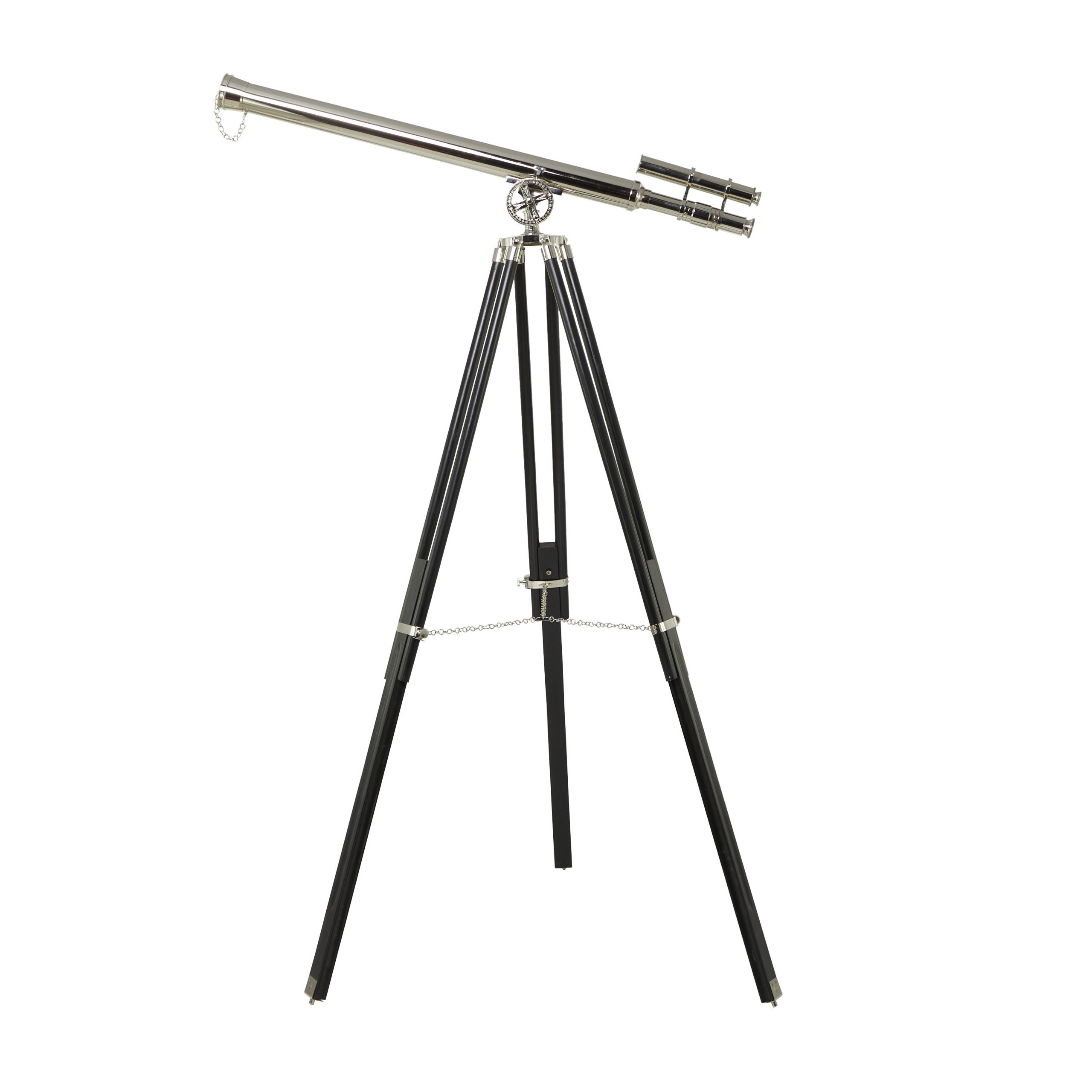 Silver Finish Griffith Astro Telescope on Tripod, 36″W, 57″H