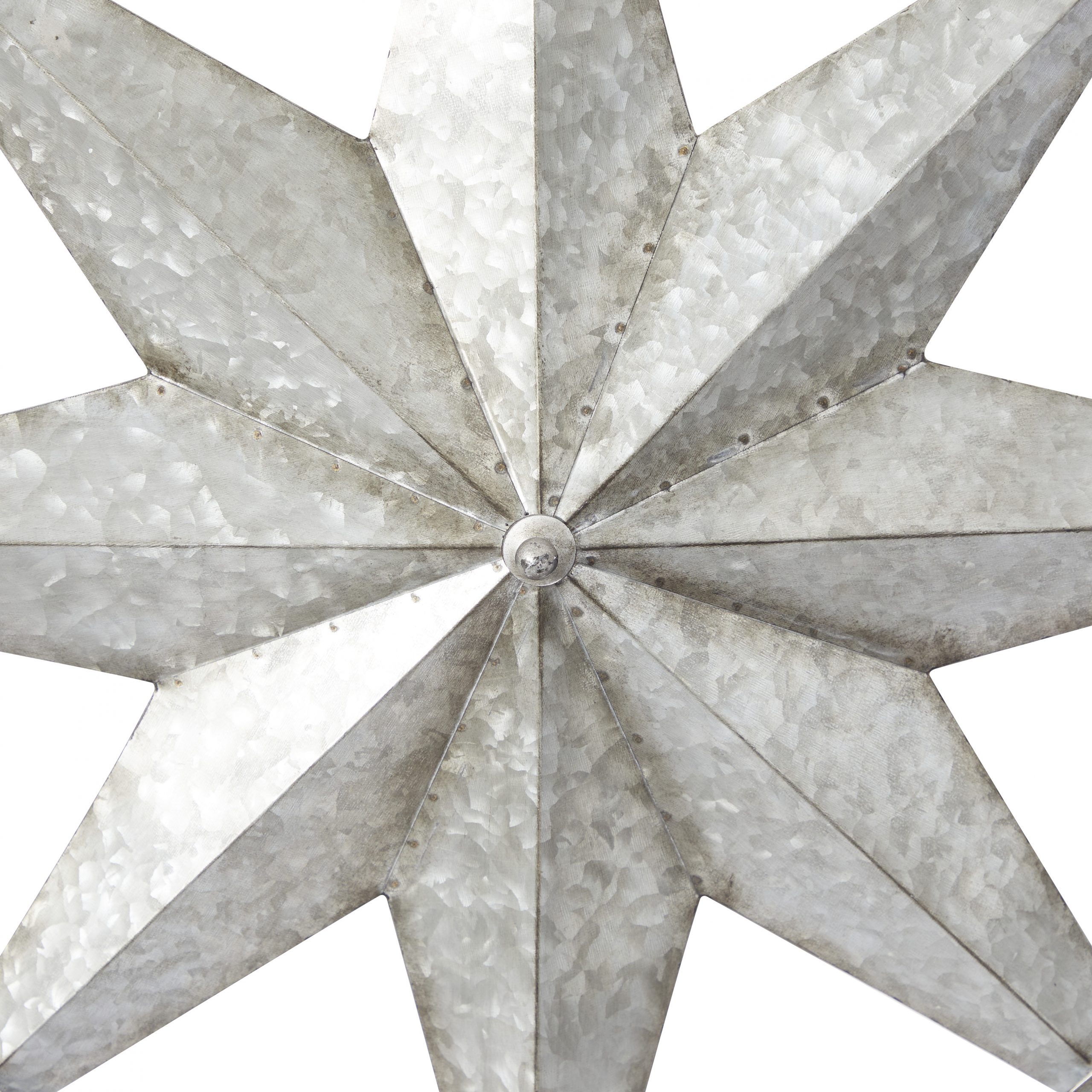 Silver Finish Metal Compass Wall Decor, 35″ x 3″ x 35″