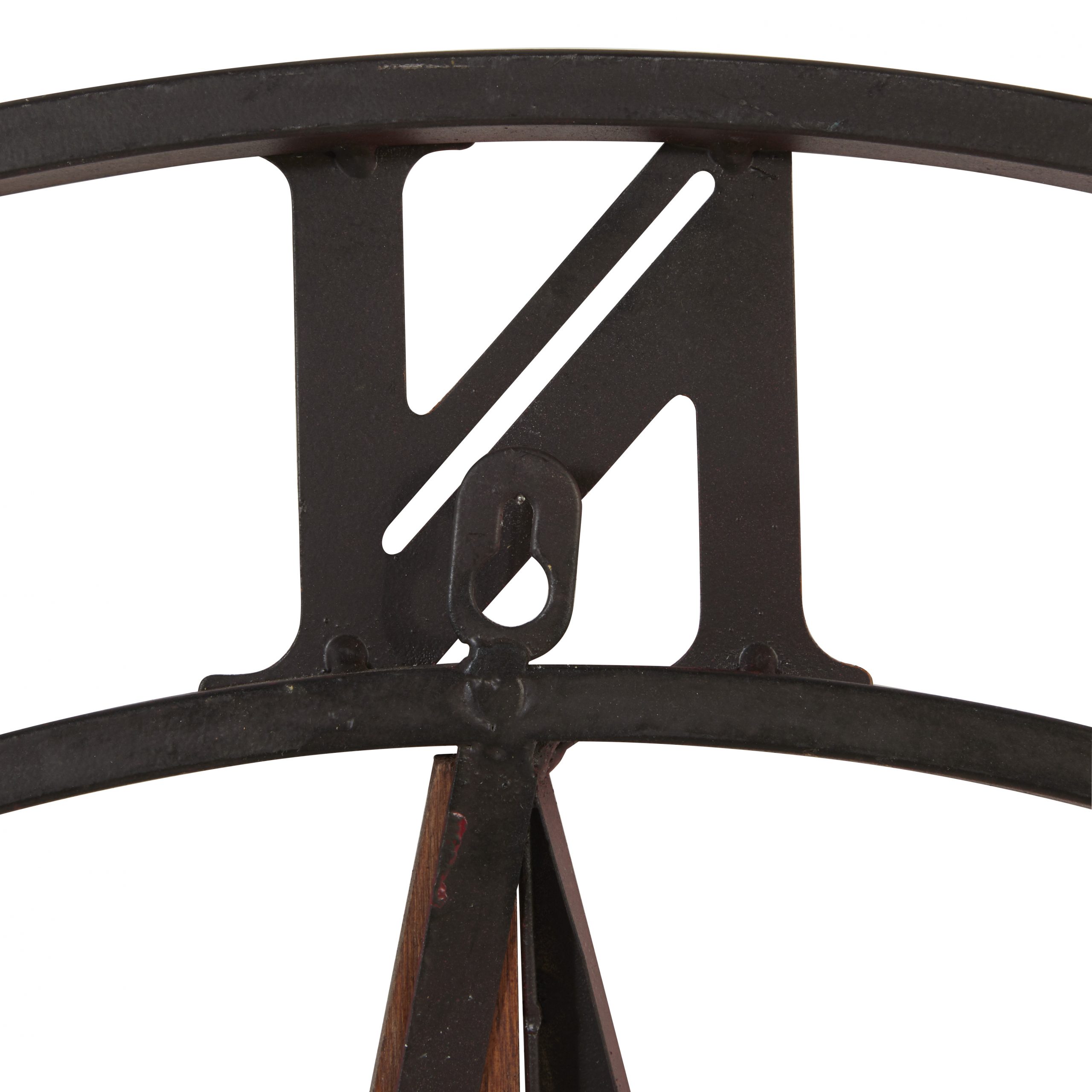 Rustic Metal Compass Wall Decor with Distressed Copper Finish, 30″ x 2″ x 30″
