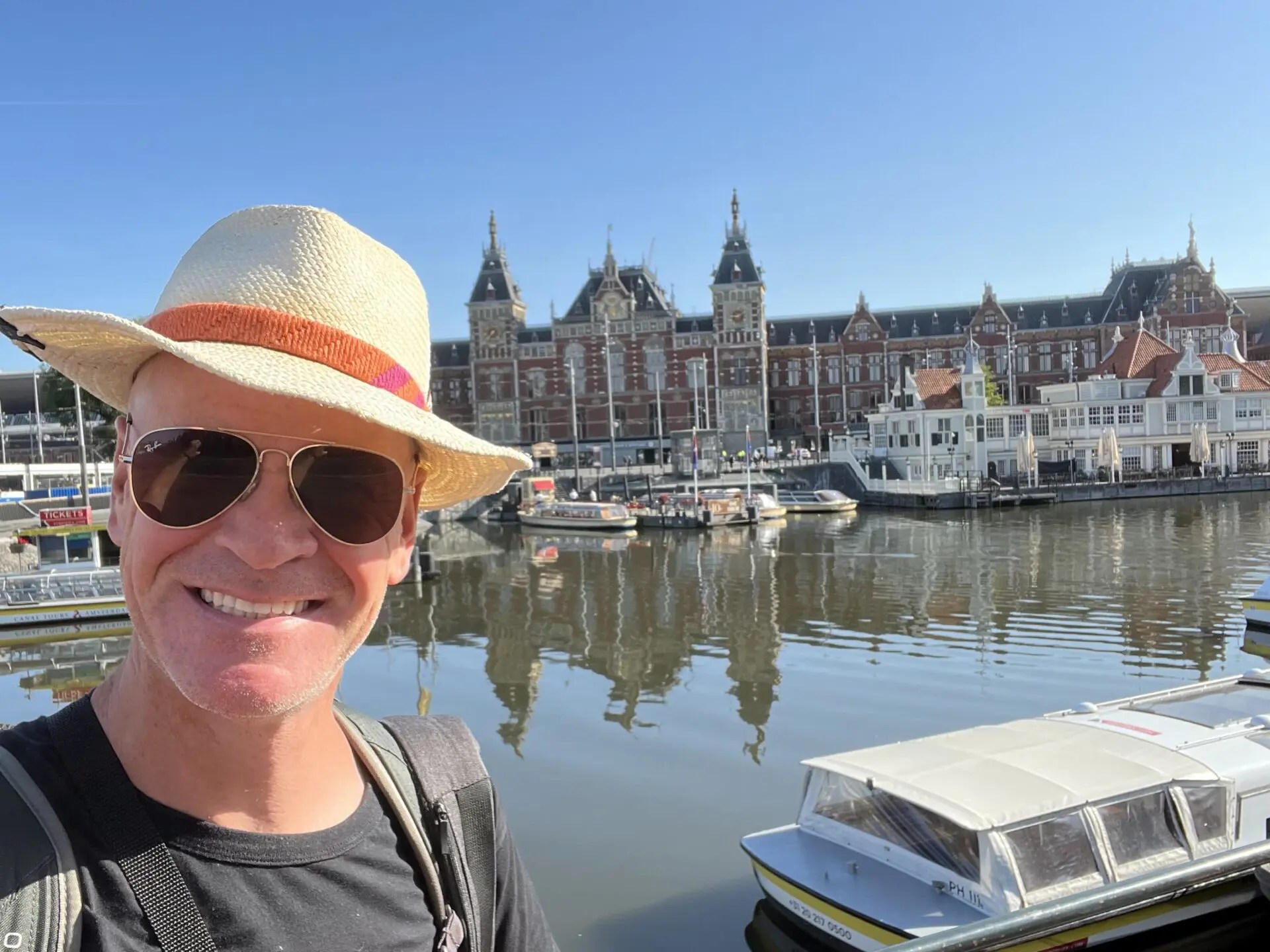 The iconic train station in Amsterdam. An epic part of my European train adventure. 