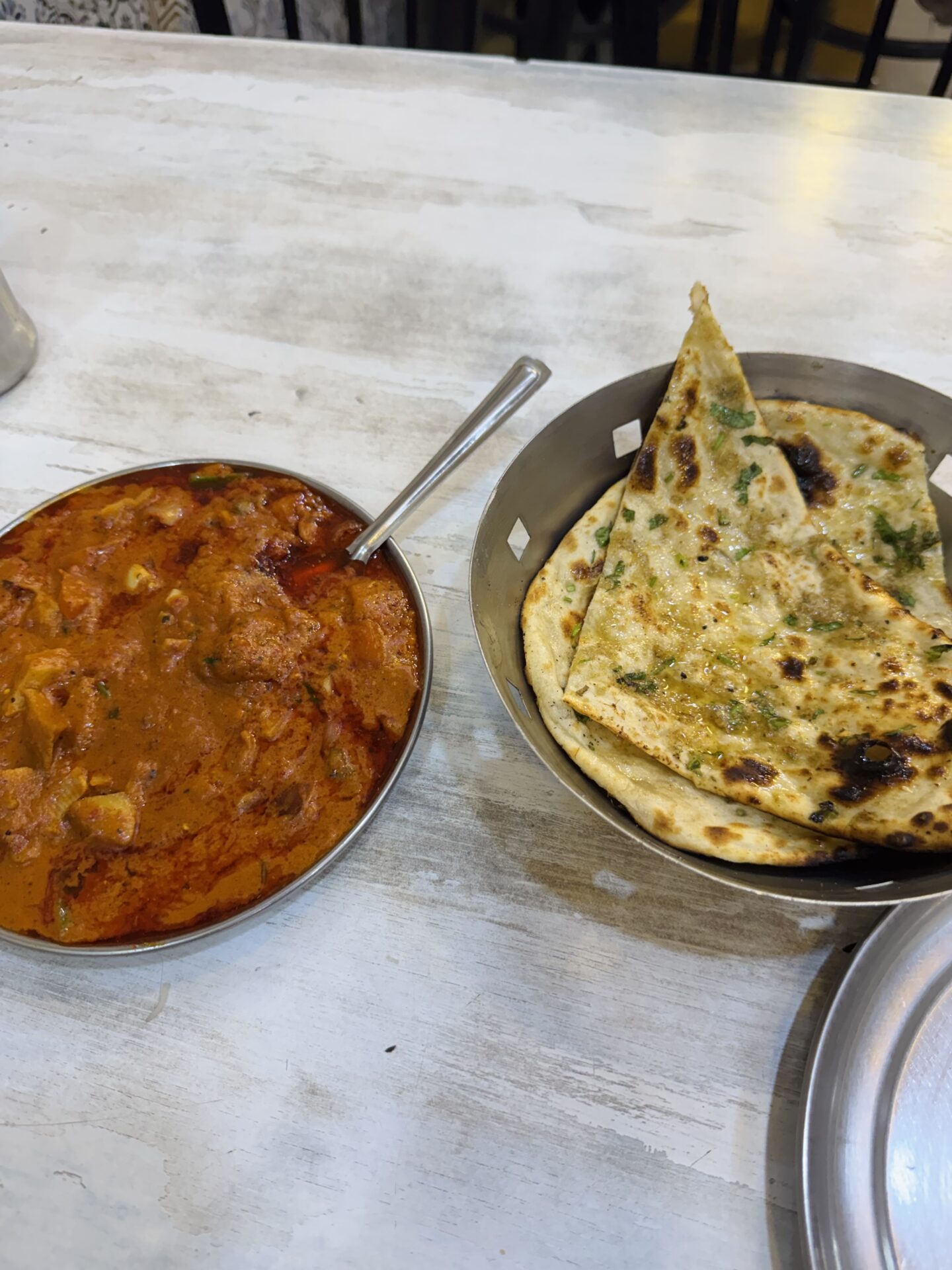 Paneer butter masala & naan