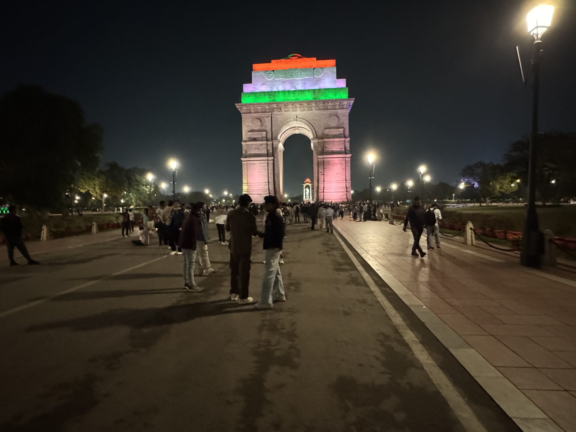 The India Gate entrance