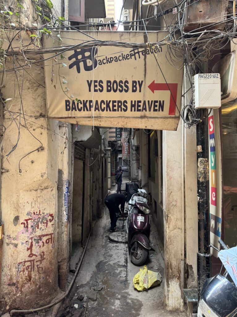 The creepy alley where my hotel was located
