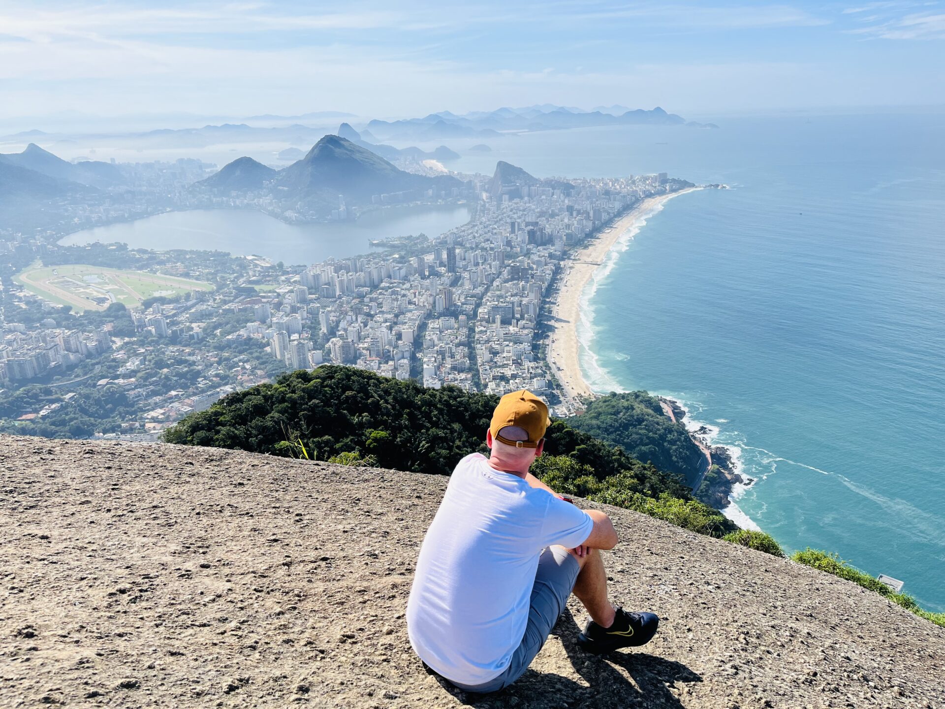 On top of the two brothers' hill in Rio de Janeiro
