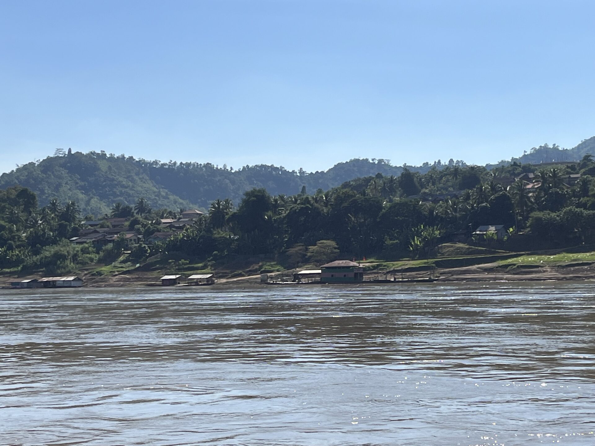 The Mekong view from my slow boat. Anthony Bourdain helped inspire me to take journeys like this