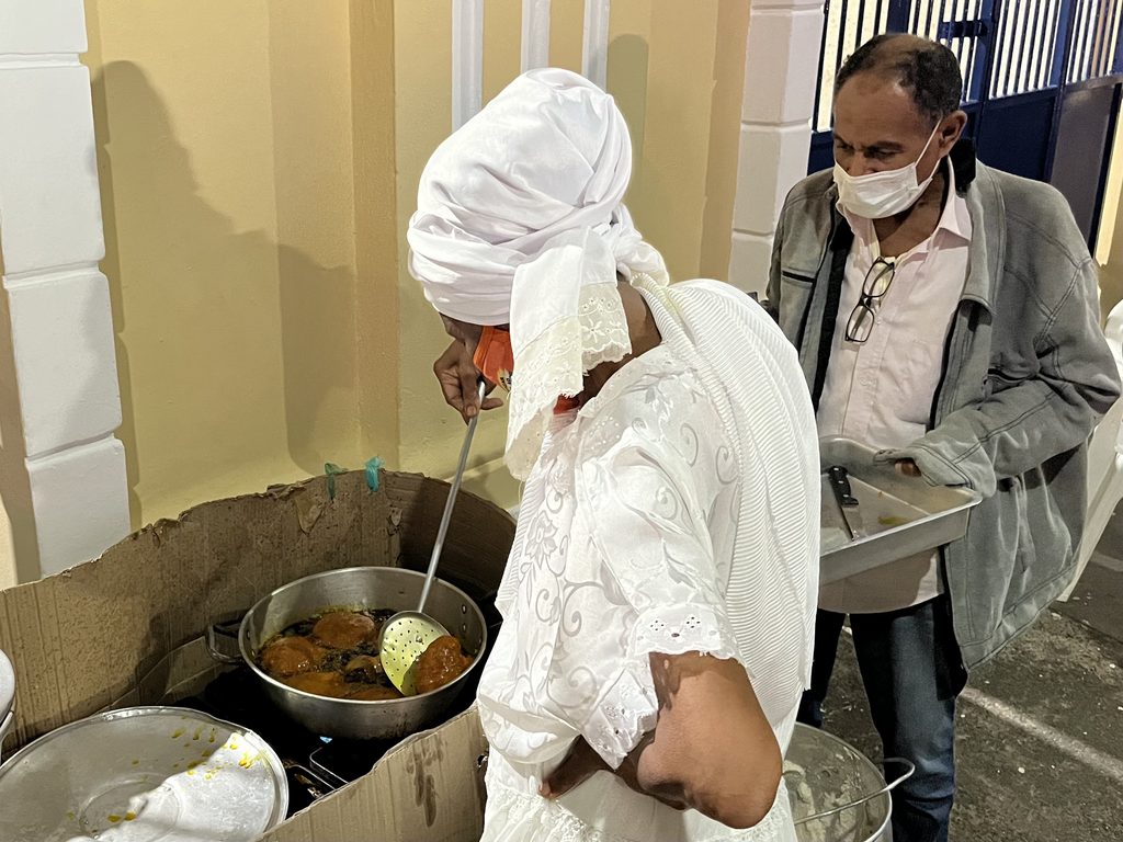 The street vendor who made my acaraje in Salvador