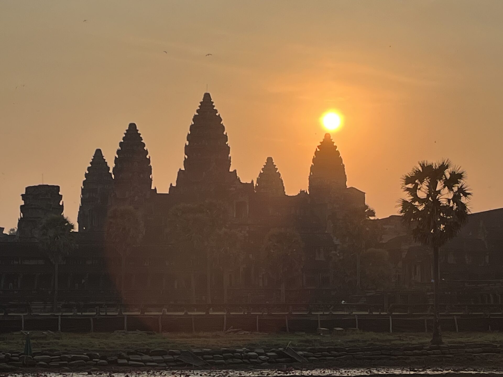 The Angkor Wat sunrise