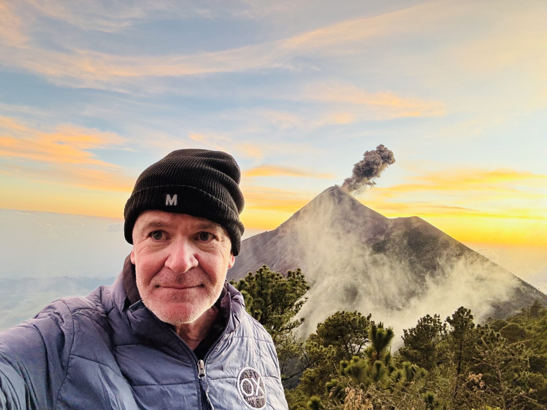 At the Acatengo base camp in Guatemala. Yep, I still had data even at 4000 meters above sea level.