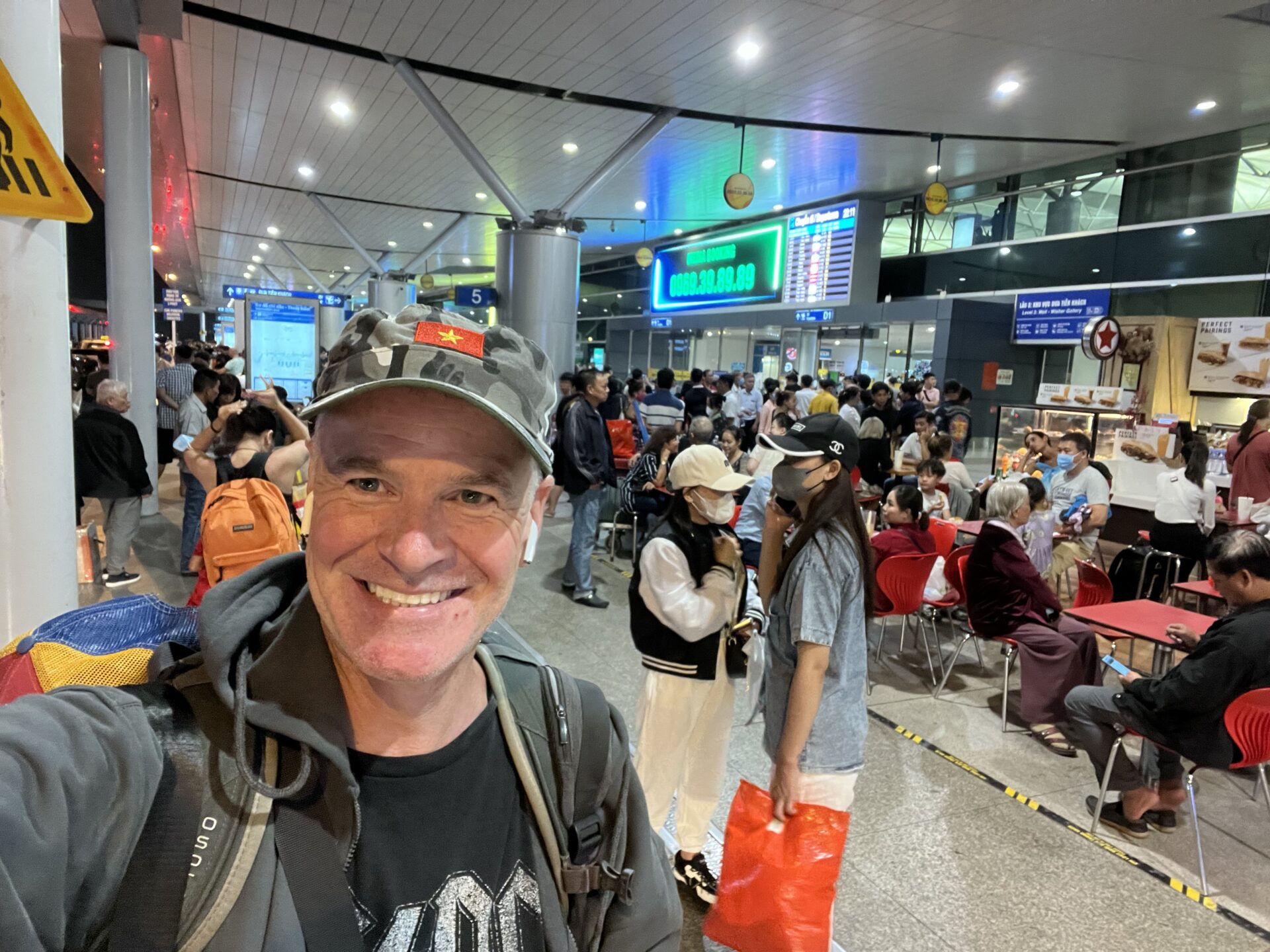 At Hanoi International Airport