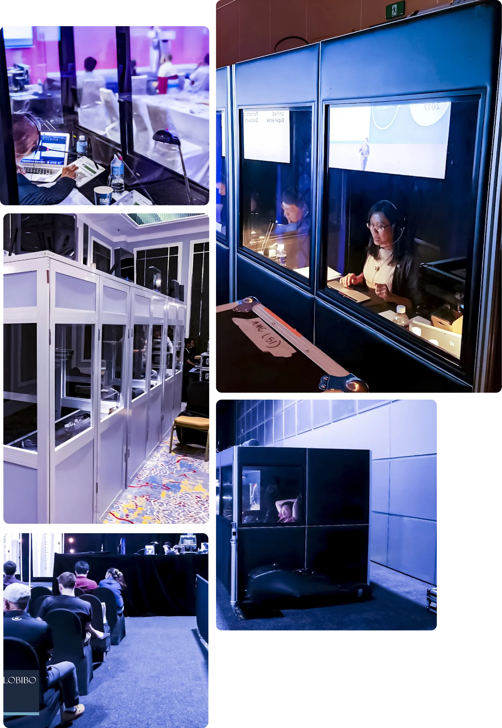 Customizable Conference Interpretation Booths
