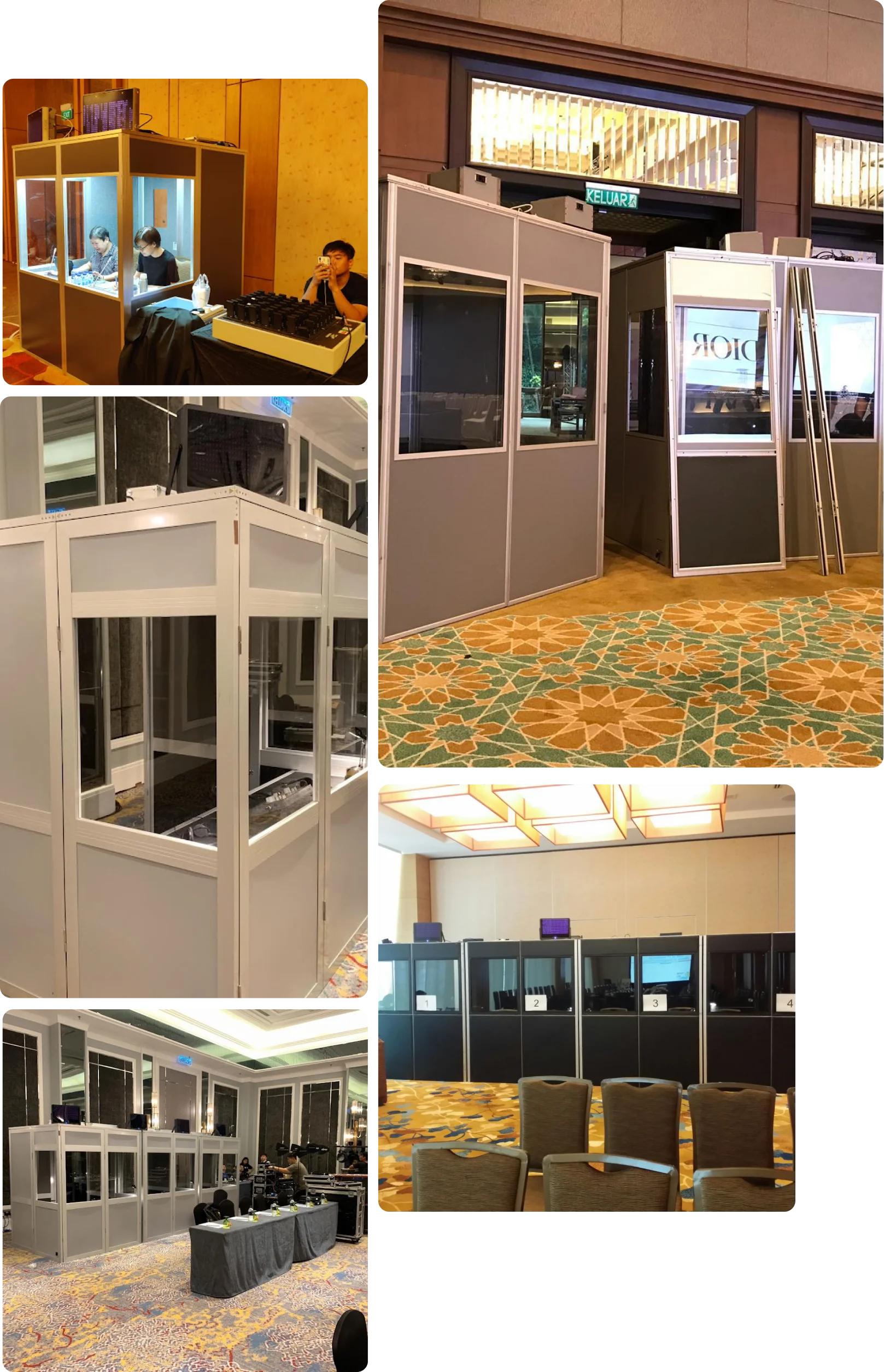 Types of Interpretation Booths By Globibo