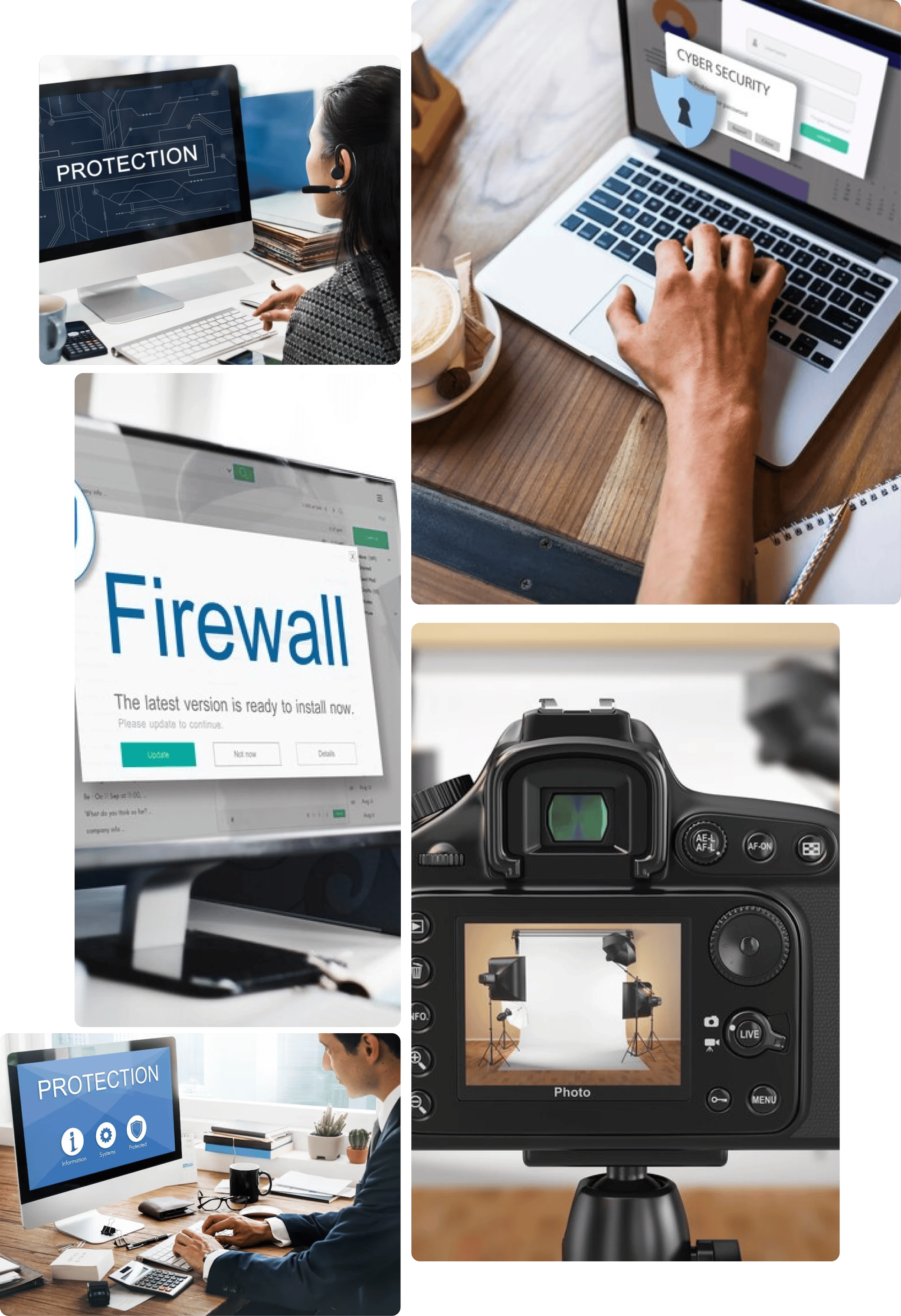 AES 256-bit encryption and hardware firewall security
