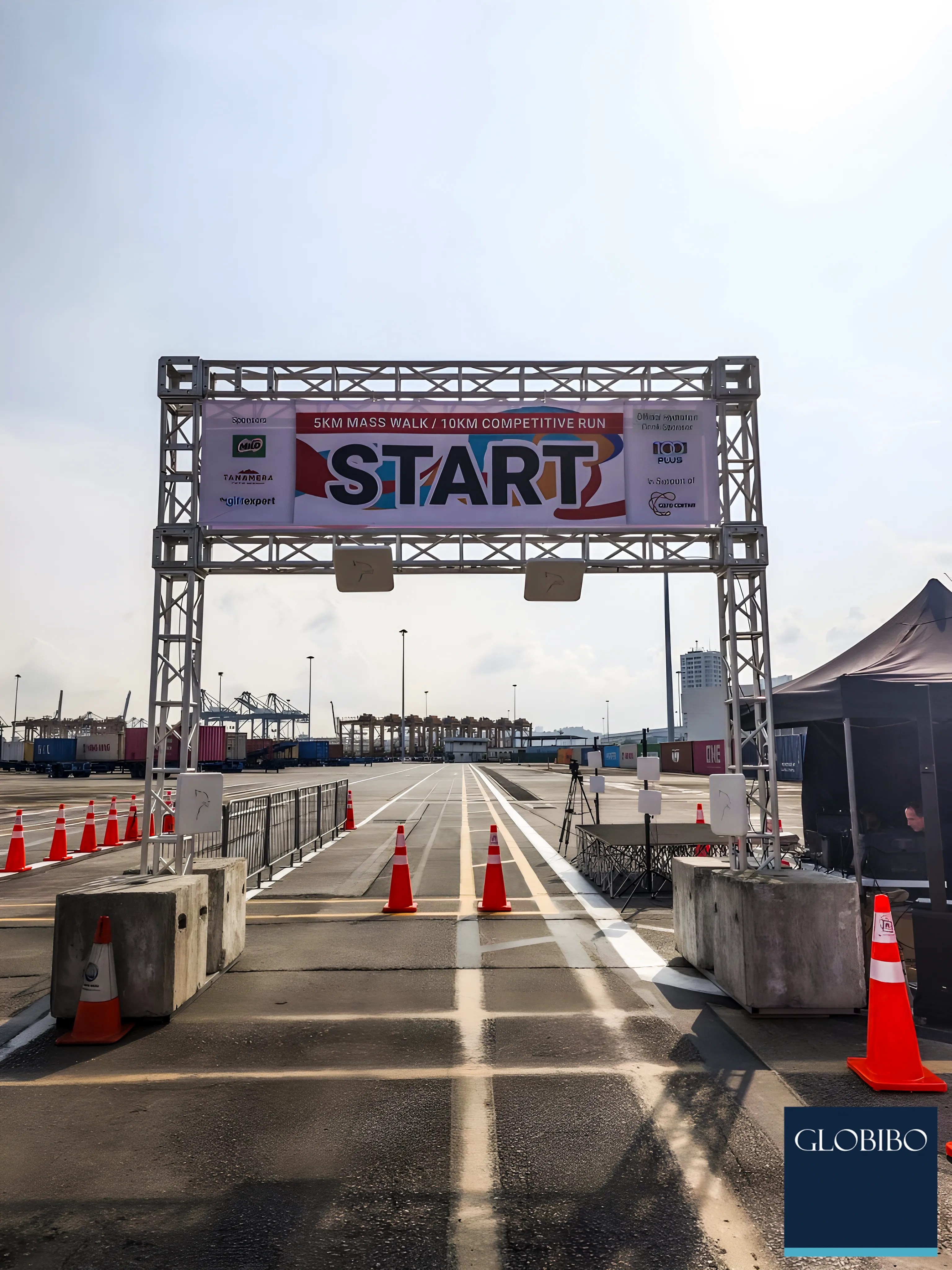 Race timing track