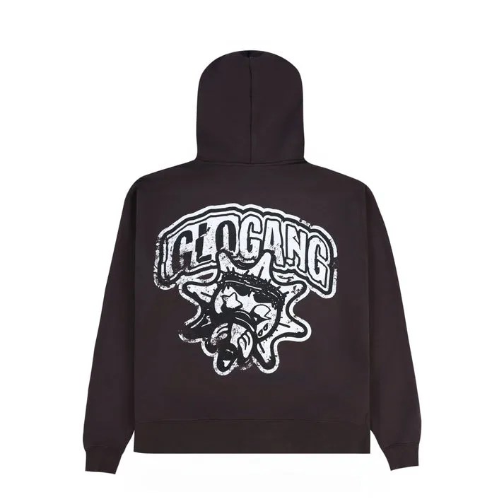 GLOGANG★Glo Man パーカーフーディー 4色 GLOGANG パーカー フーディ フルジップ Glory 4色○送料無料