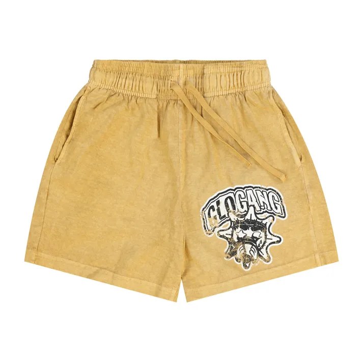 【GLOGANG】ロゴ Flaming Glo Shorts ハーフパンツ(関送込) GLOGANG】☆Flaming Glo Shorts ☆ショーツ ☆送料/関税込