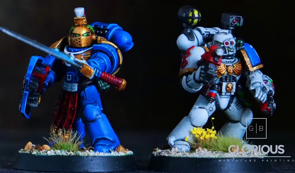 Ultrachampion comp 1 | glorious miniatures Ultramarines company champion medic