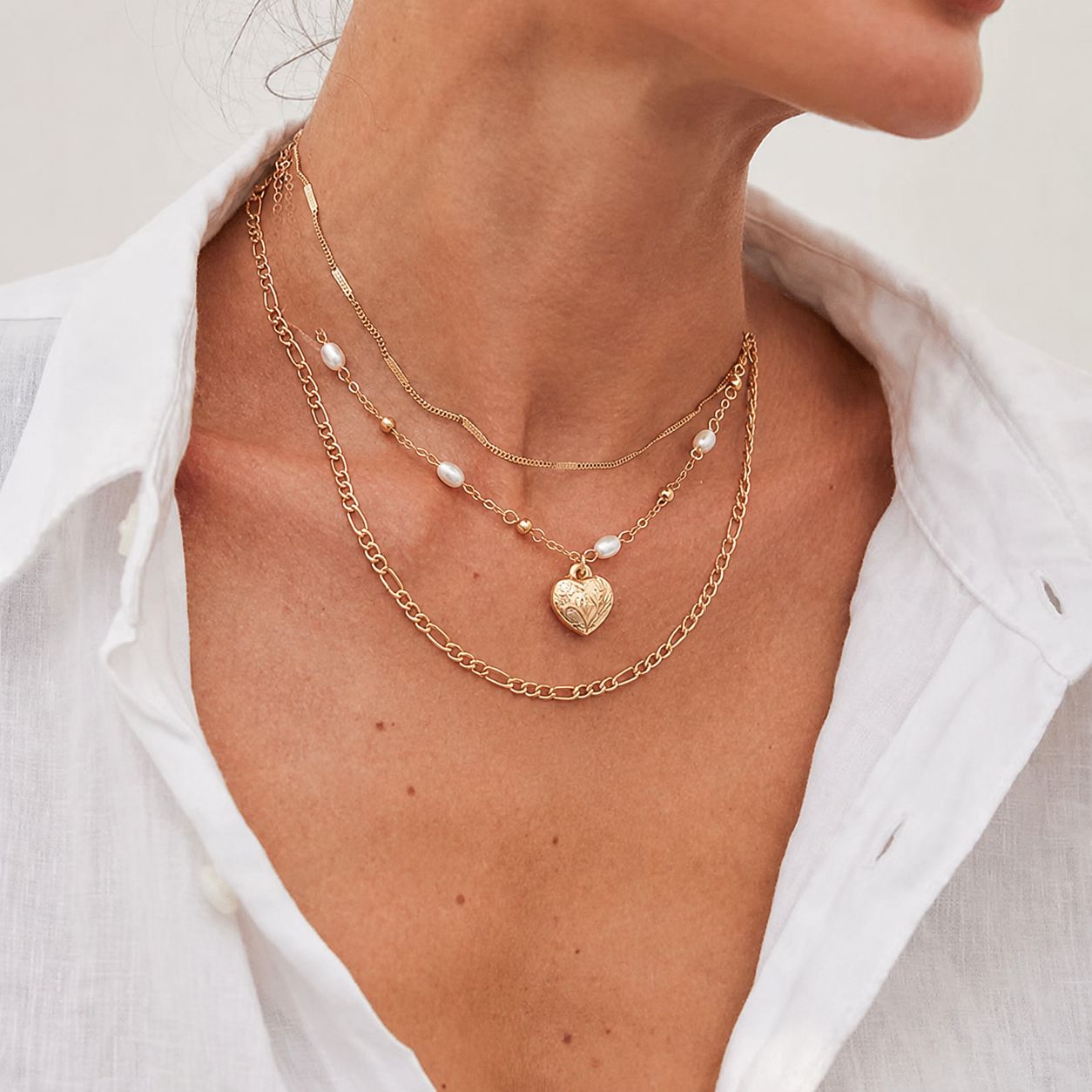 Heart Layered Necklace