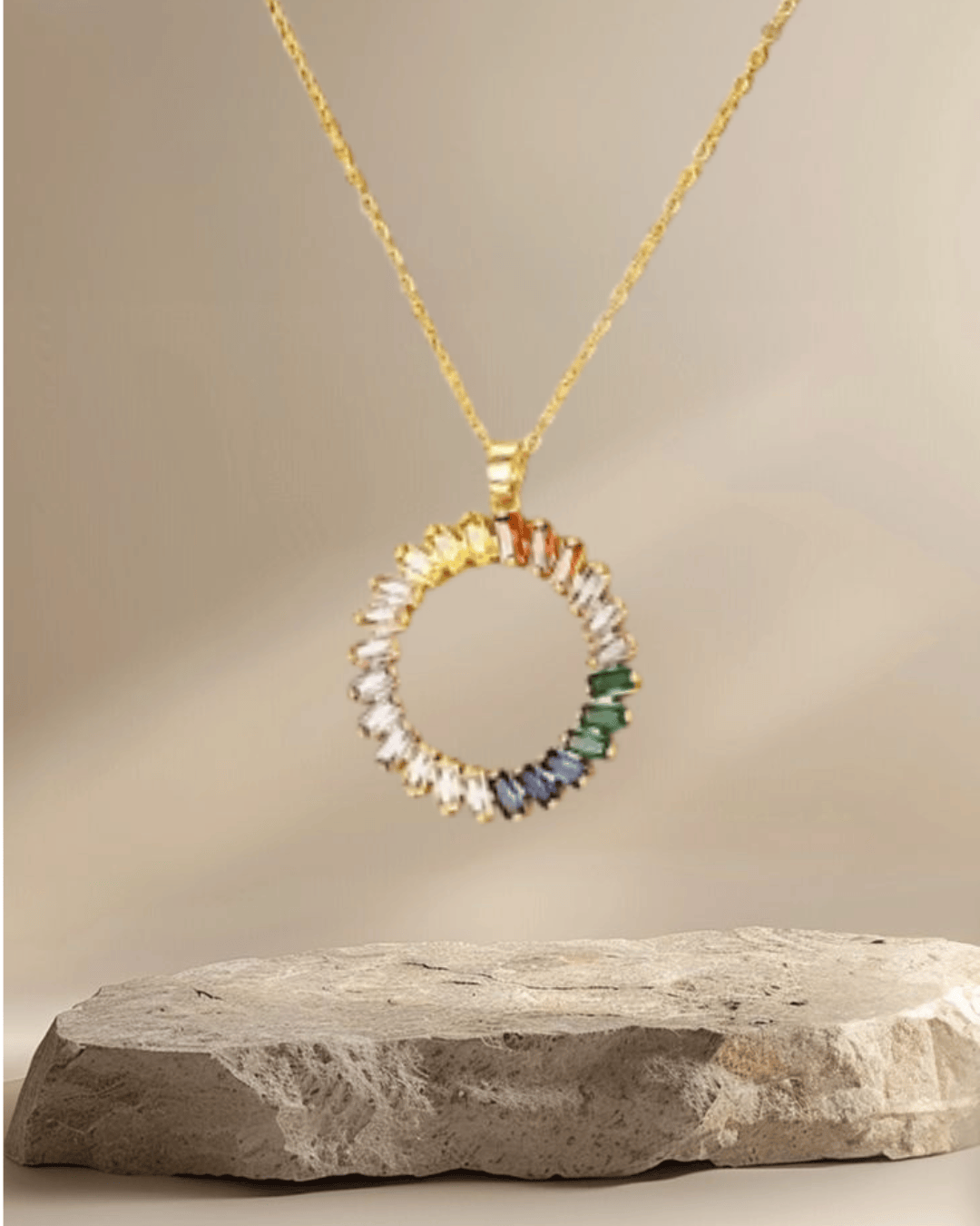 Aurora Circle Necklace