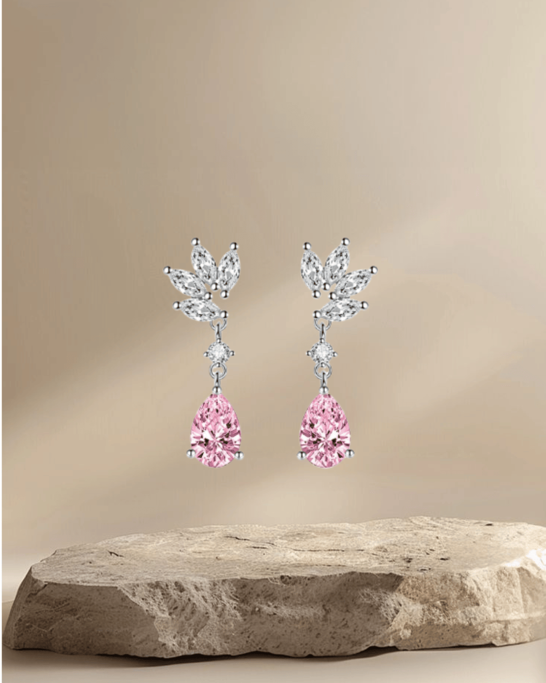 Blush Drop Earrings