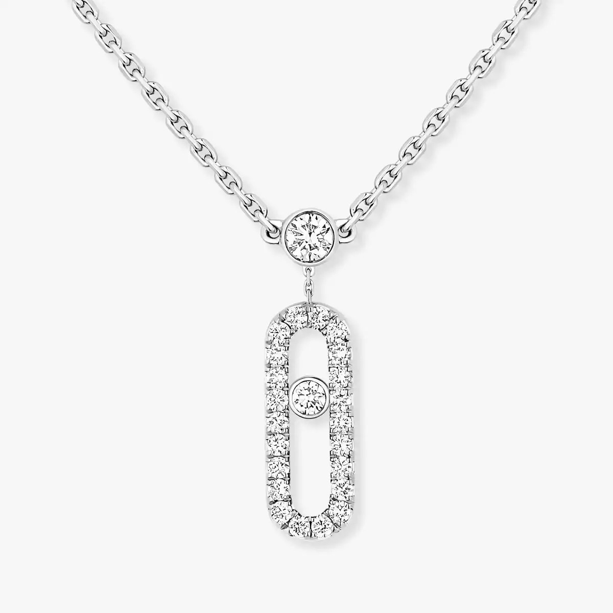 Collier 2 rangs pavé Move Uno