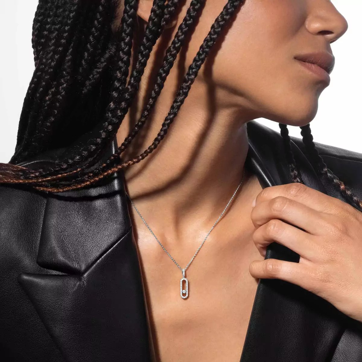 Collier pavé Move Uno GM